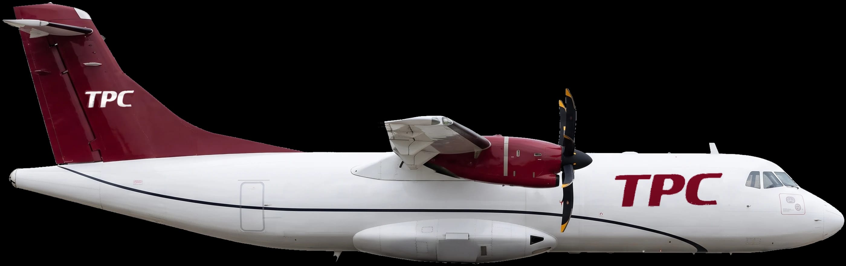 TPC's ATR 42-500 freighter in flight